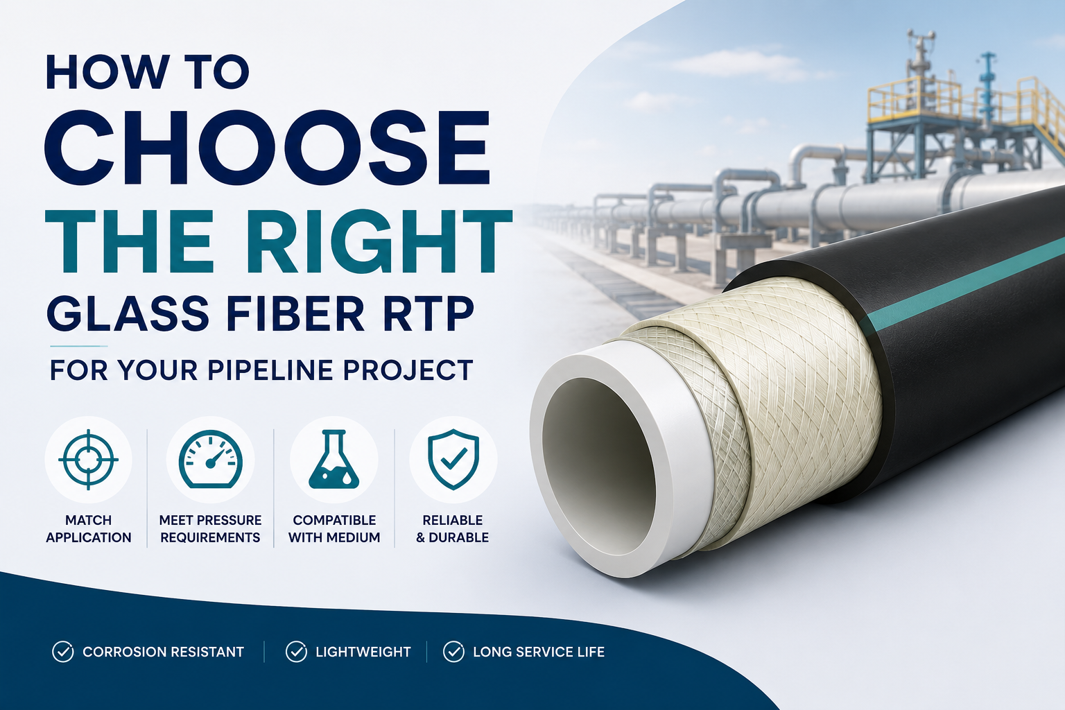 How To Choose The Right Glass Fiber RTP For Your Pipeline Project